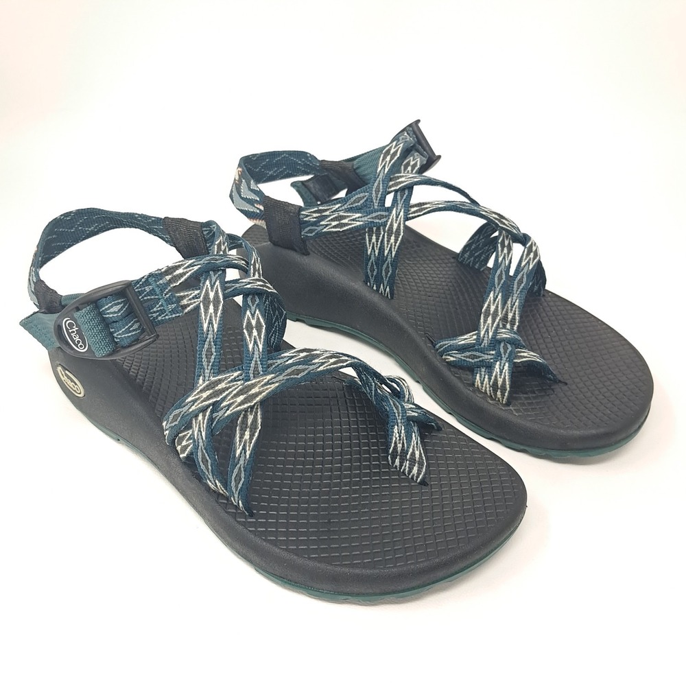 Chaco ZX2 Classic Strap Toe Loop Sandals Women's Size 8 Angular Teal
